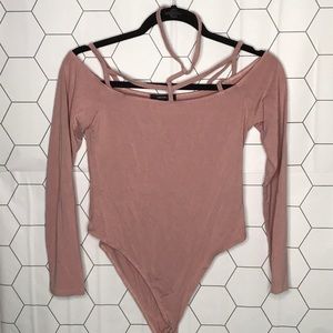 5/$20 Long Sleeve Pink Bodysuit